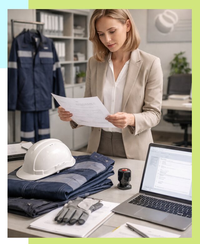 Сертификация спецодежды в Муравленке от 7494 р. | Алешин-Мрв