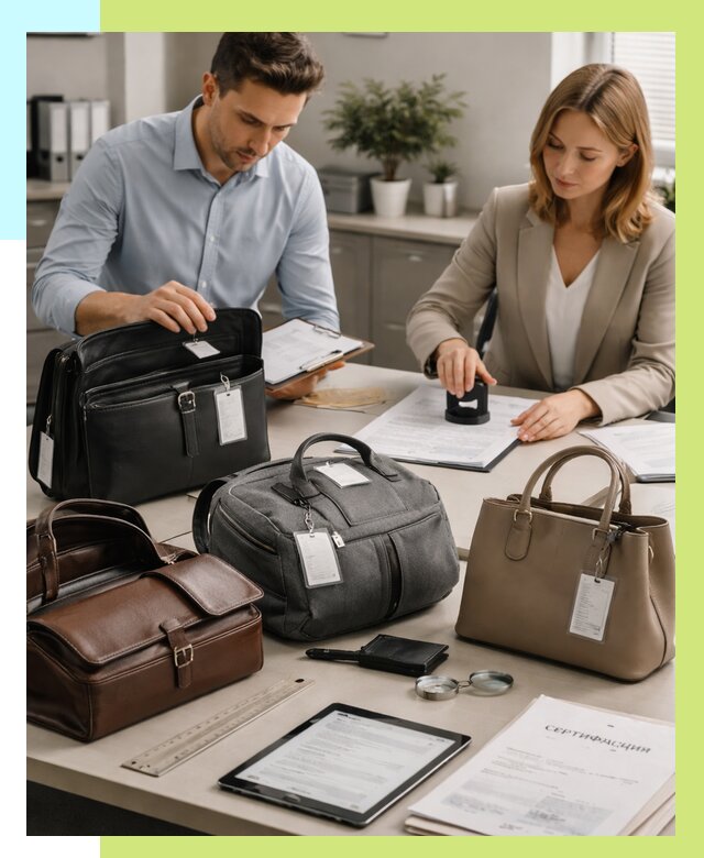 Сертификация сумок в Муравленке от 8030 руб. | Алешин-Мрв