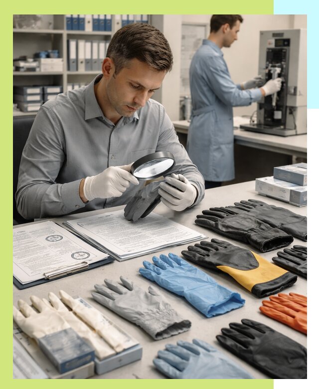 Сертификация перчаток и средств защиты продукции в Муравленке