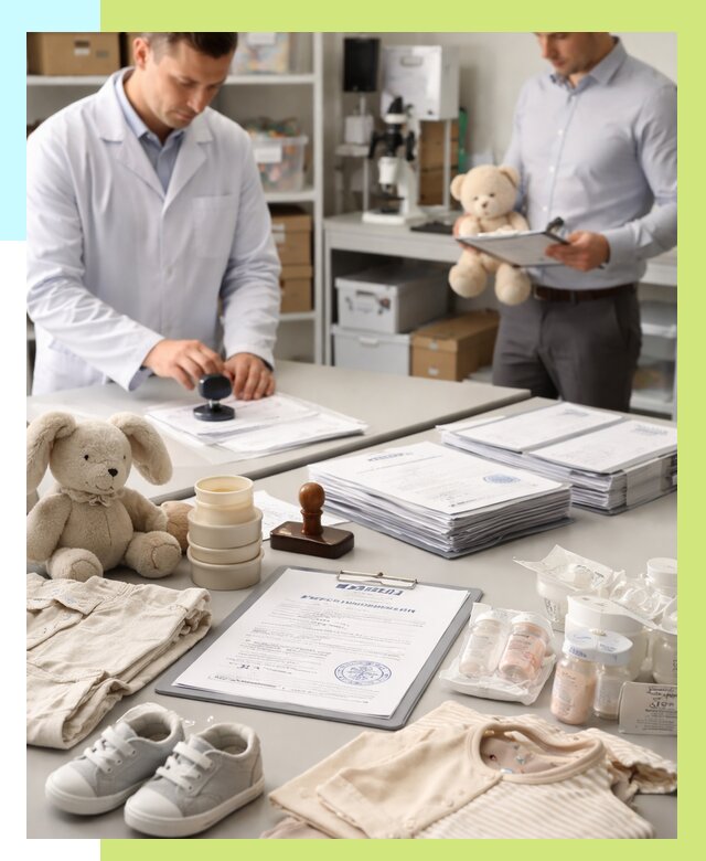 Сертификация детских товаров в Муравленке от 16059 р. | Алешин-Мрв