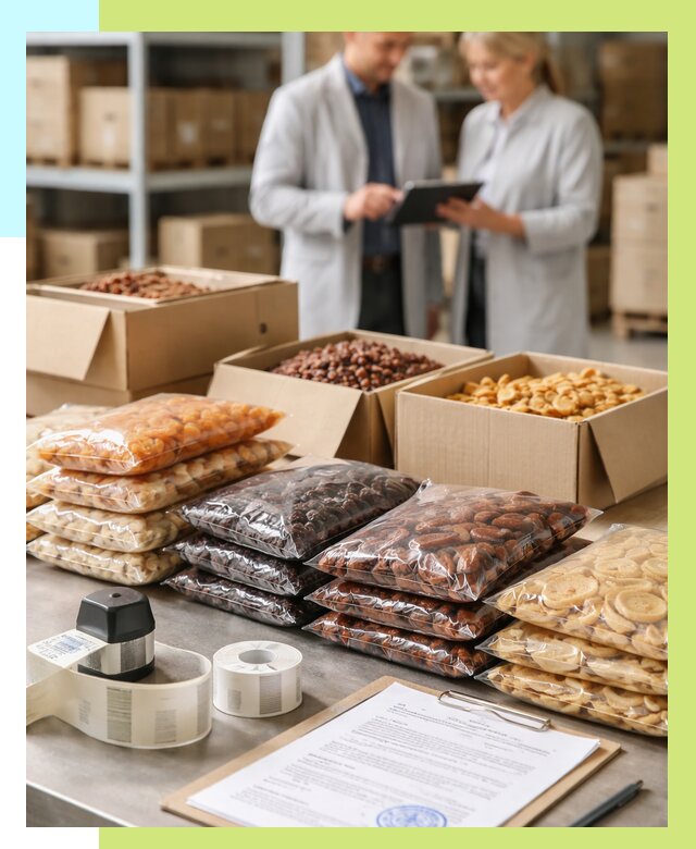 Сертификация сухофруктов в Муравленке от 12847 р. | Алешин-Мрв под ключ