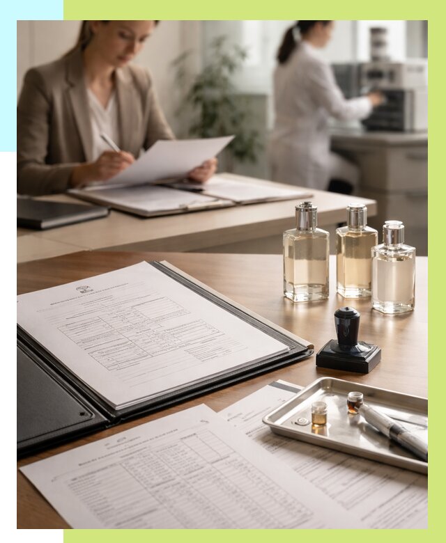 Сертификация парфюмерии в Муравленке от 16059 р. | Алешин-Мрв