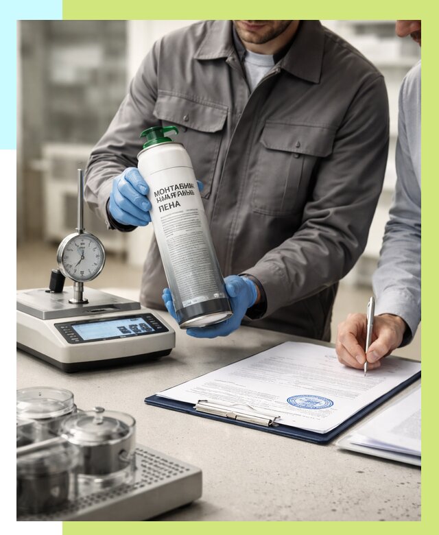 Сертификация монтажной пены в Муравленке от 16059 р. | Алешин-Мрв