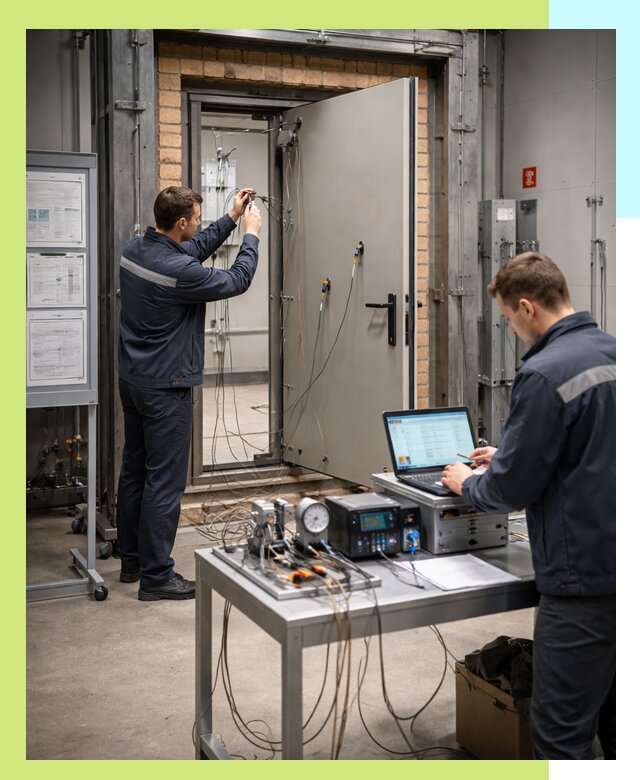 Сертификация противопожарных дверей в Муравленке по ГОСТ и ТР