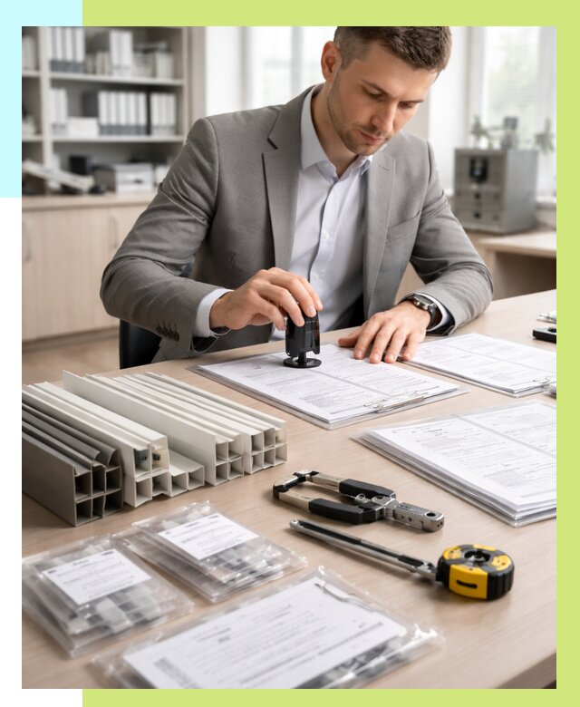 Сертификация ПВХ продукции в Муравленке от 9100 р., Алешин-Мрв