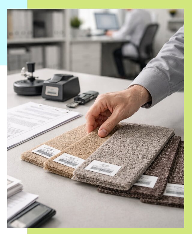 Сертификация ковролина в Муравленке от 16059 р., Алешин-Мрв