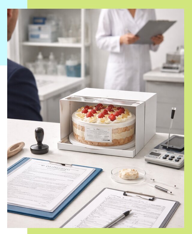 Сертификация тортов в Муравленке от 9635 р. заказать | Алешин-Мрв