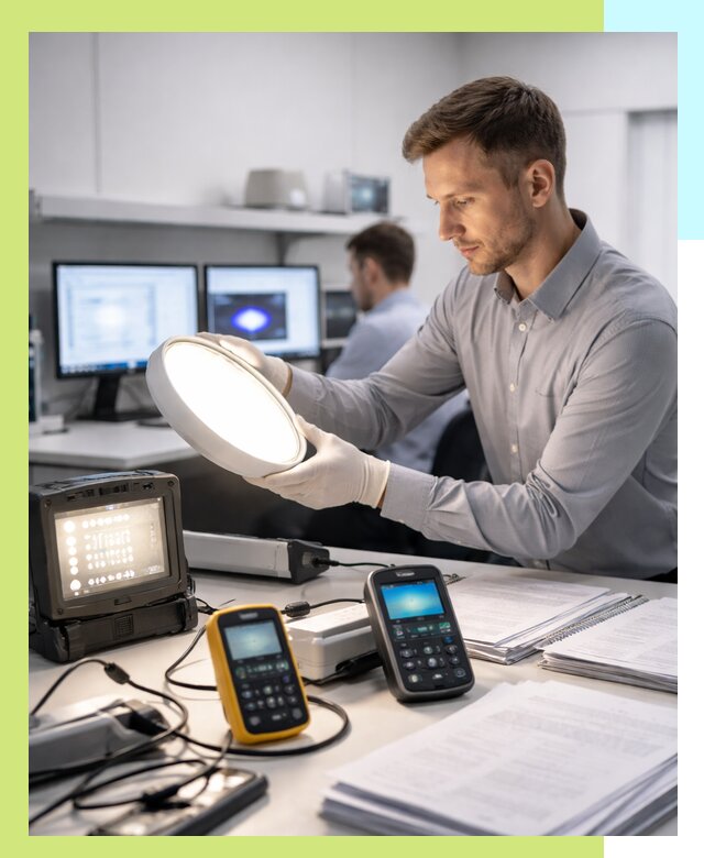 Сертификация светильников в Муравленке: испытания и оформление