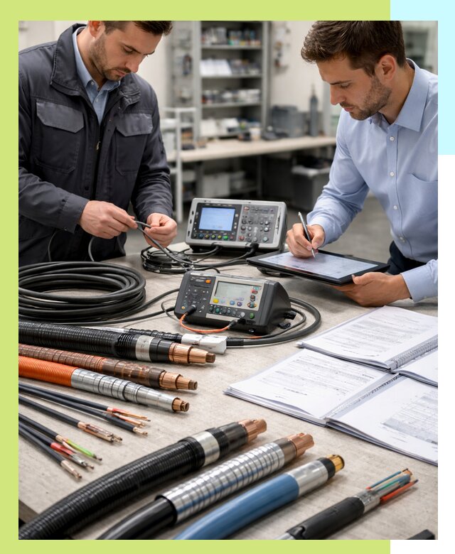 Сертификация кабеля и электропроводки в Муравленке под ключ