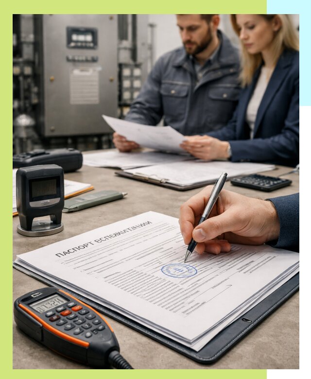 Оформление паспорта эксплуатации оборудования в Муравленке