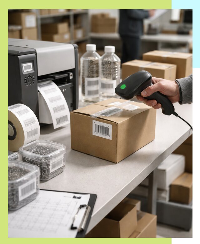 Штрихкодирование продукции и маркировка для продажи в Муравленке