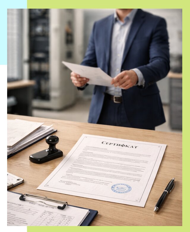 Сертификат на оборудование в Муравленке от 16059 р. | Алешин-Мрв