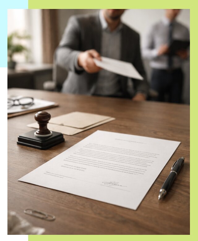 Отказное письмо по сертификации в Муравленке от 3747 р. | Алешин-Мрв