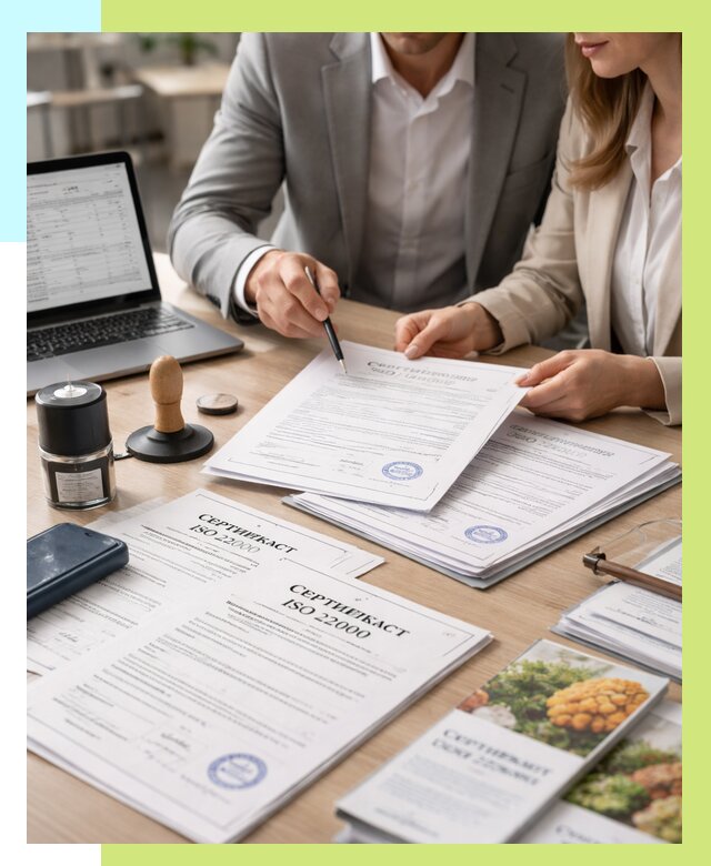 Сертификат ISO 22000 в Муравленке от 42824 р. под ключ | Алешин-Мрв