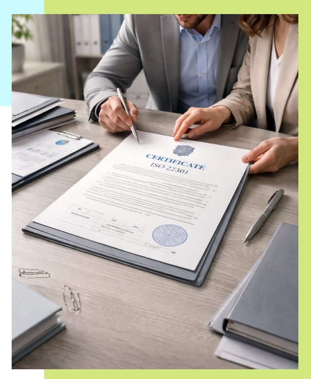 Сертификат ISO 22301 в Муравленке от 48177 р. | Алешин-Мрв срочно