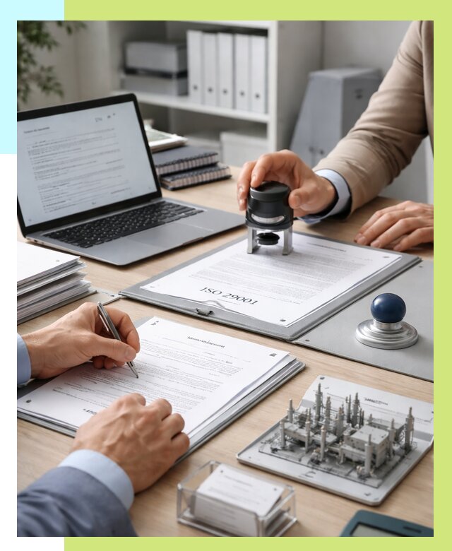 Сертификат ISO 29001 в Муравленке под ключ от 80295 р. | Алешин-Мрв